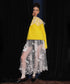 Sheer Embroidered Mesh Skirt